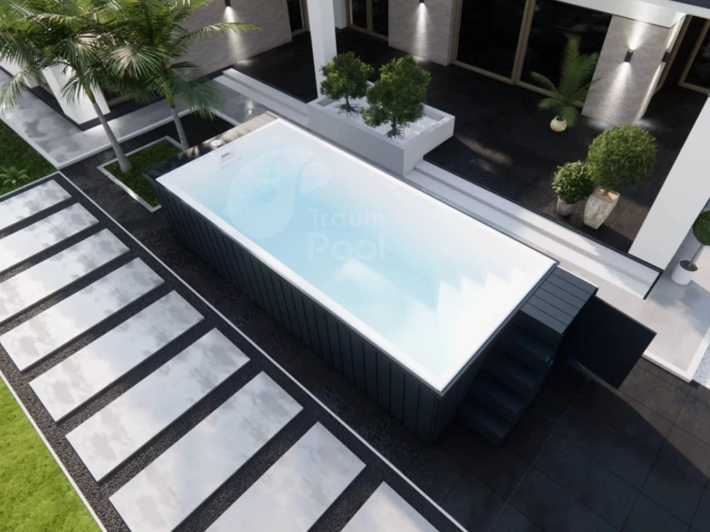 Containerpool im eigenen Garten – Die moderne Alternative zum klassischen Swimmingpool Containerpool